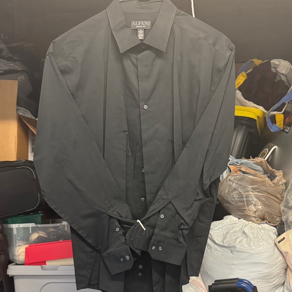 Alfani Black Men's Shirt